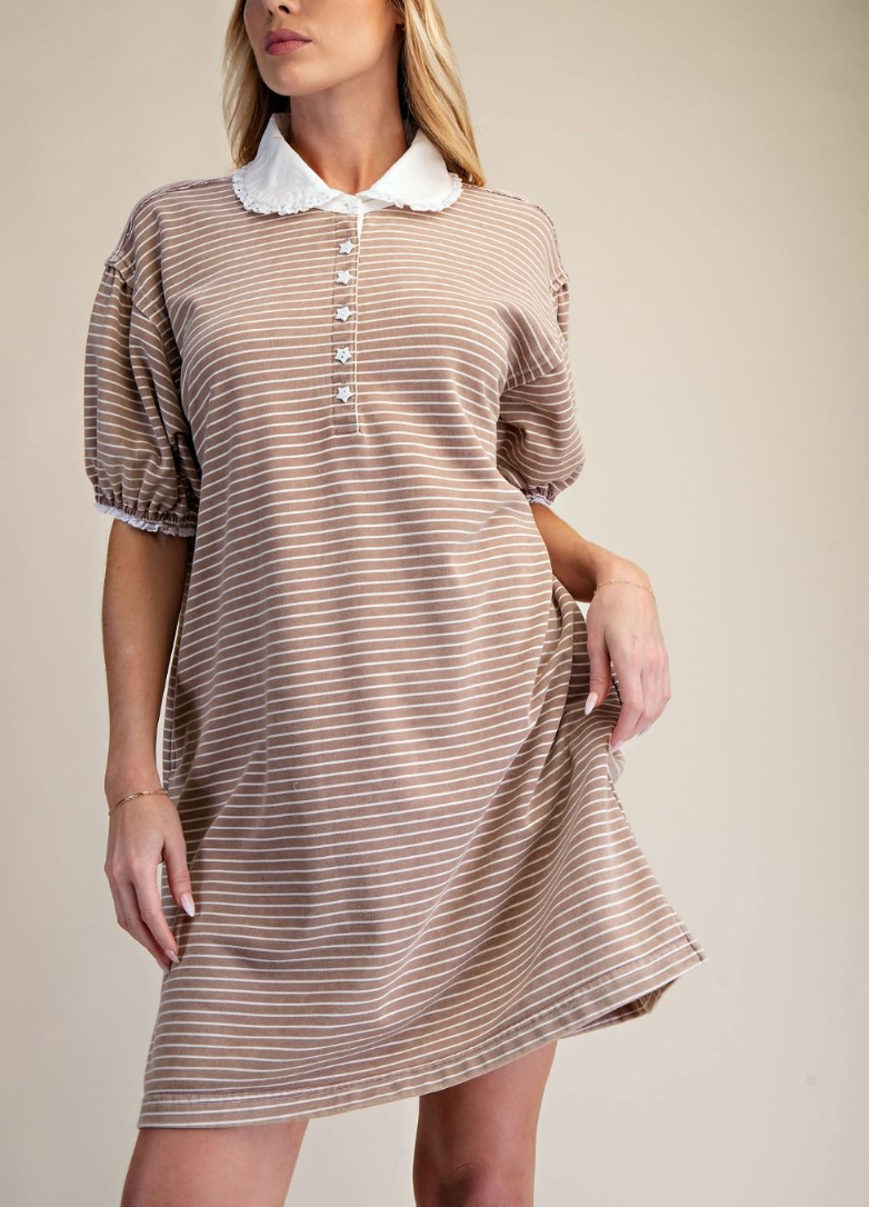 Girlie Polo Striped Dress