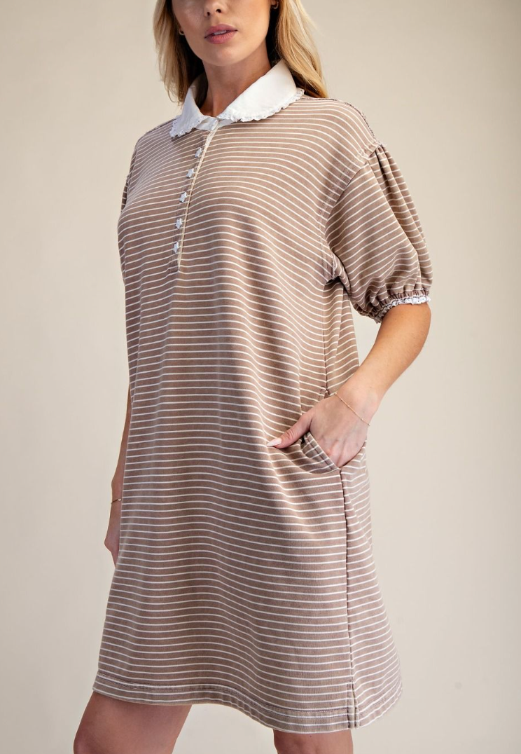 Girlie Polo Striped Dress