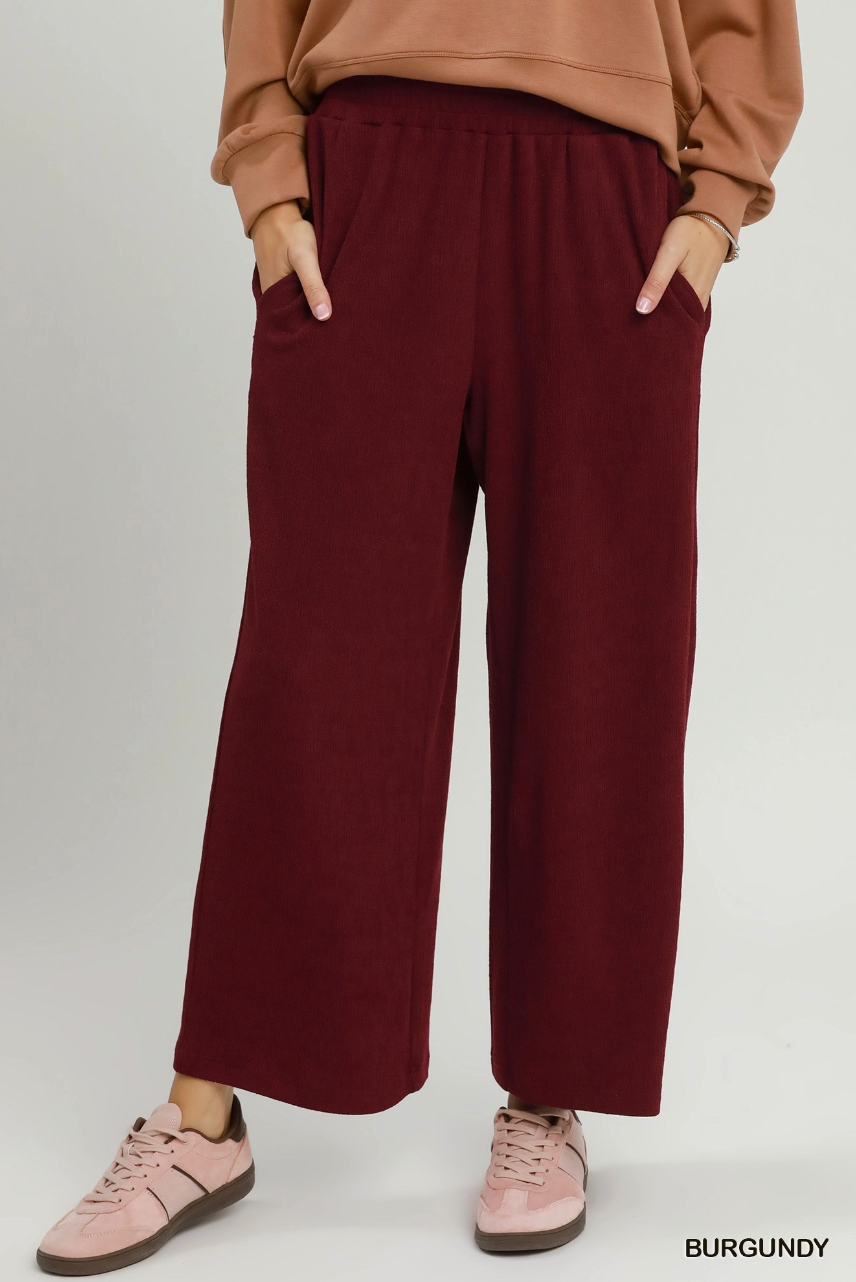 Comfort Classic Pant in Burgundy