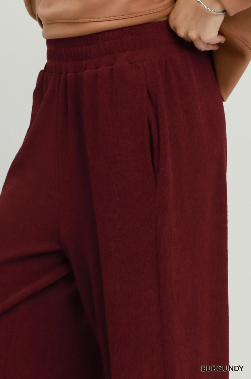 Comfort Classic Pant in Burgundy