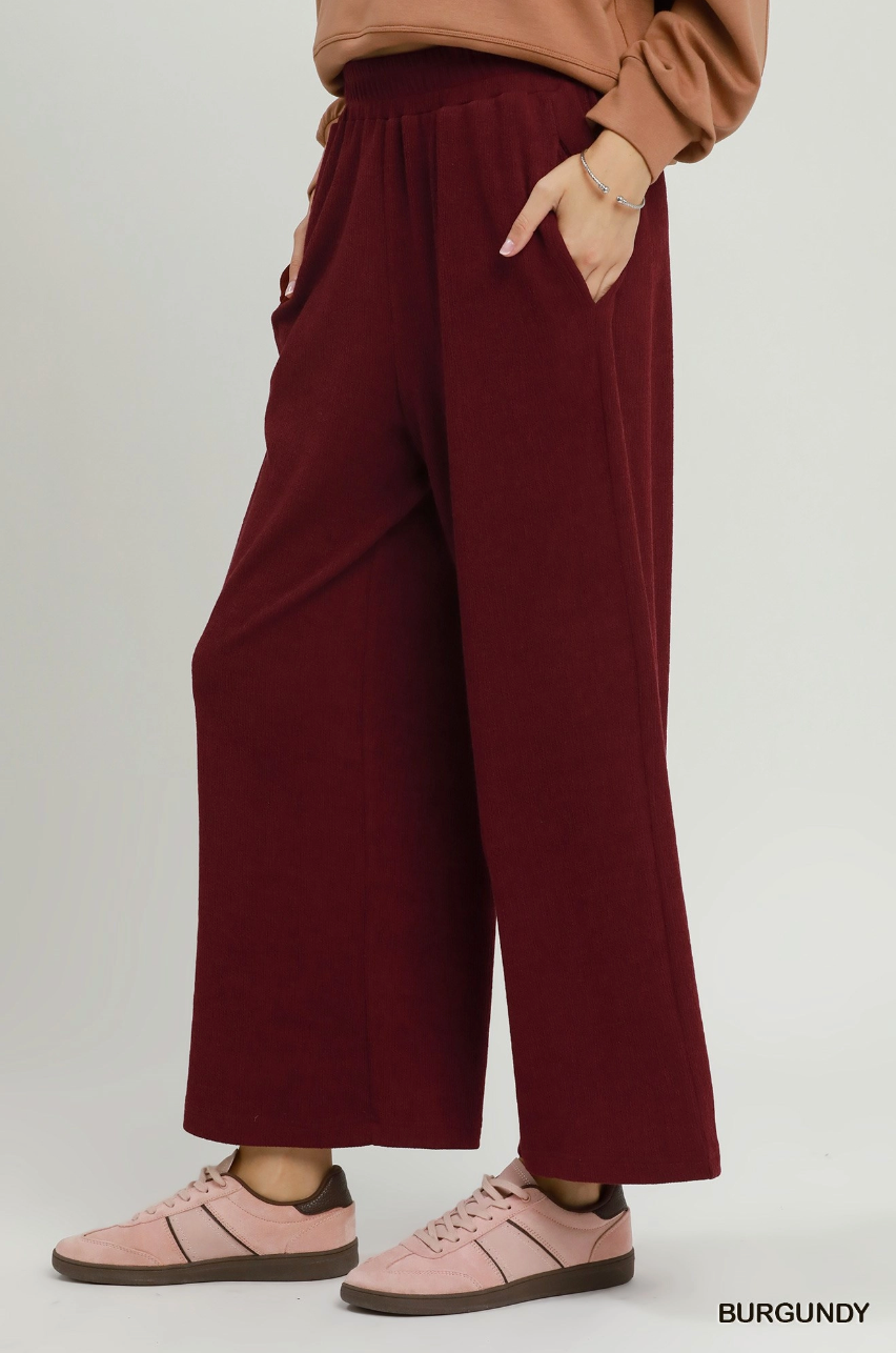 Comfort Classic Pant in Burgundy