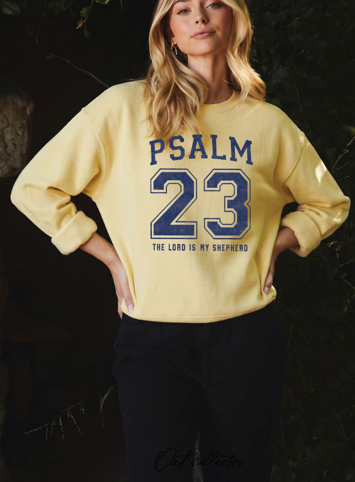 Psalm 23 Sweatshirt in Brown