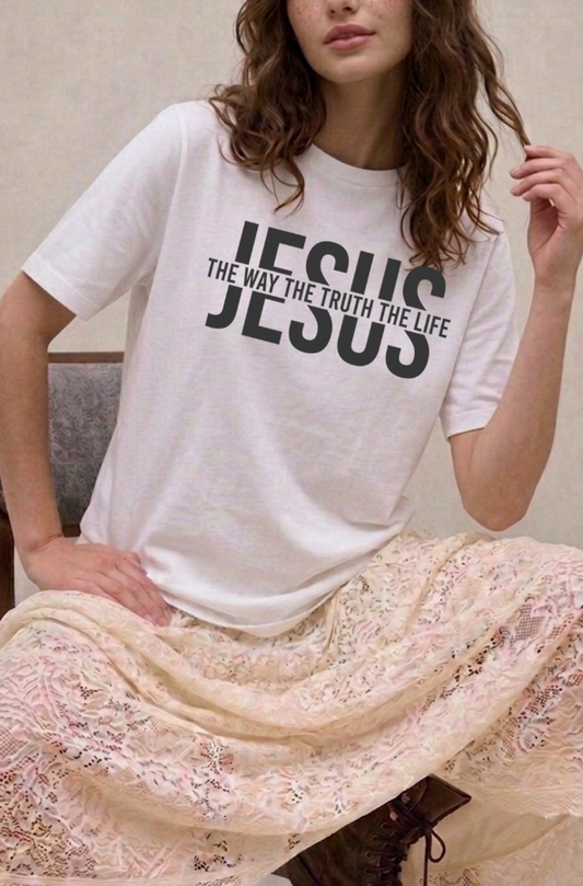 Jesus The Way The Truth The Life Tee