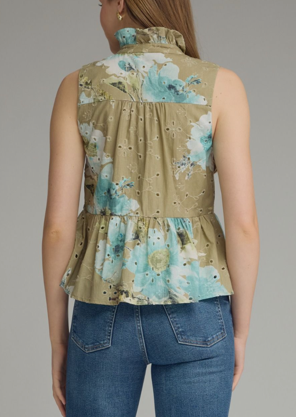 Field Of Grace Top in Olive