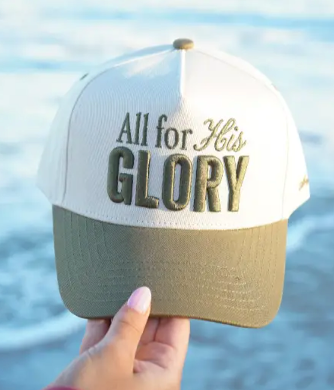 All For His Glory Cap in Olive