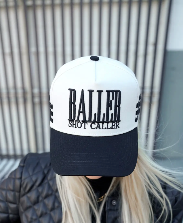 Baller Shot Caller Cap in Black