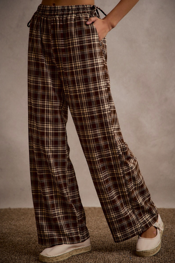 Autumn Hues Plaid Pants