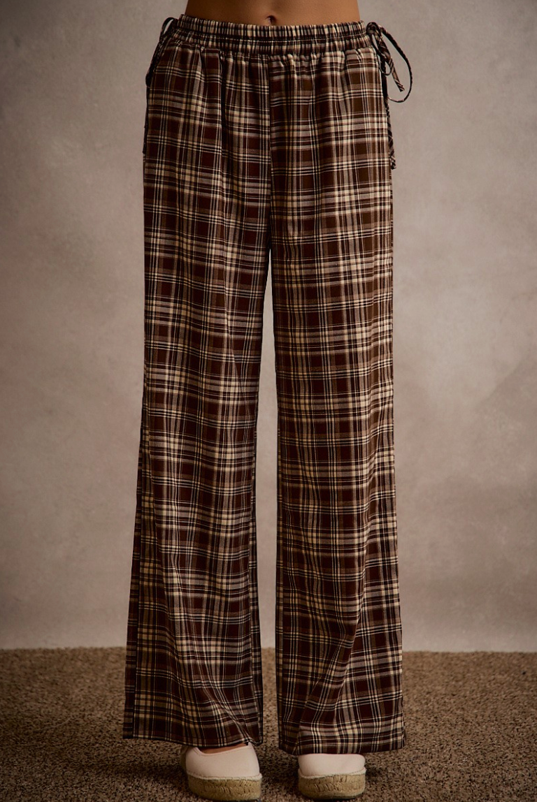 Autumn Hues Plaid Pants