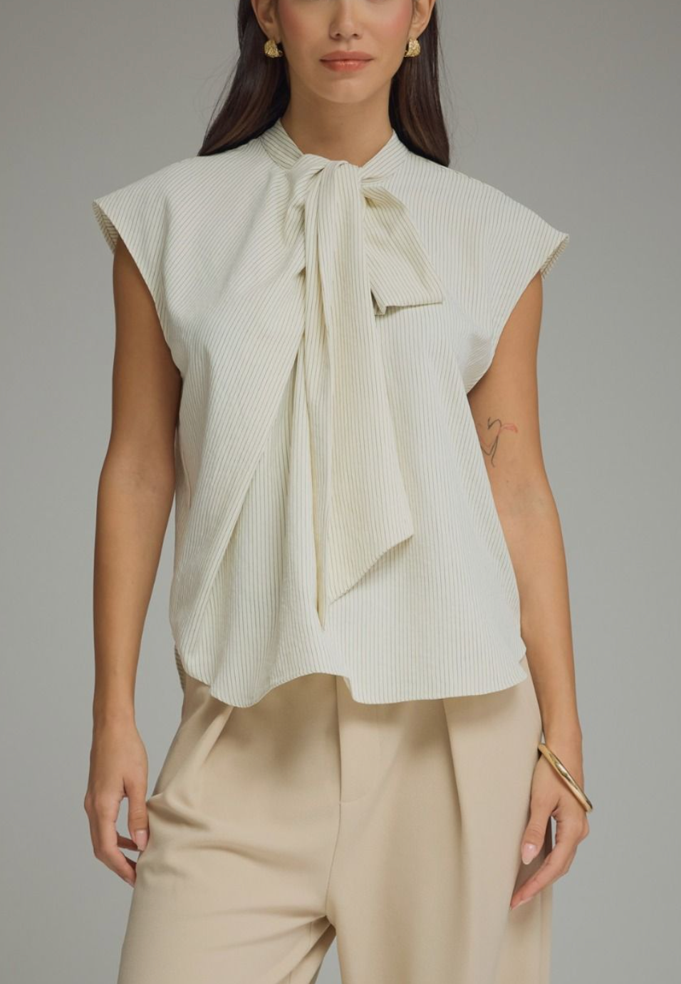 That Girl Edgy Top in Cream