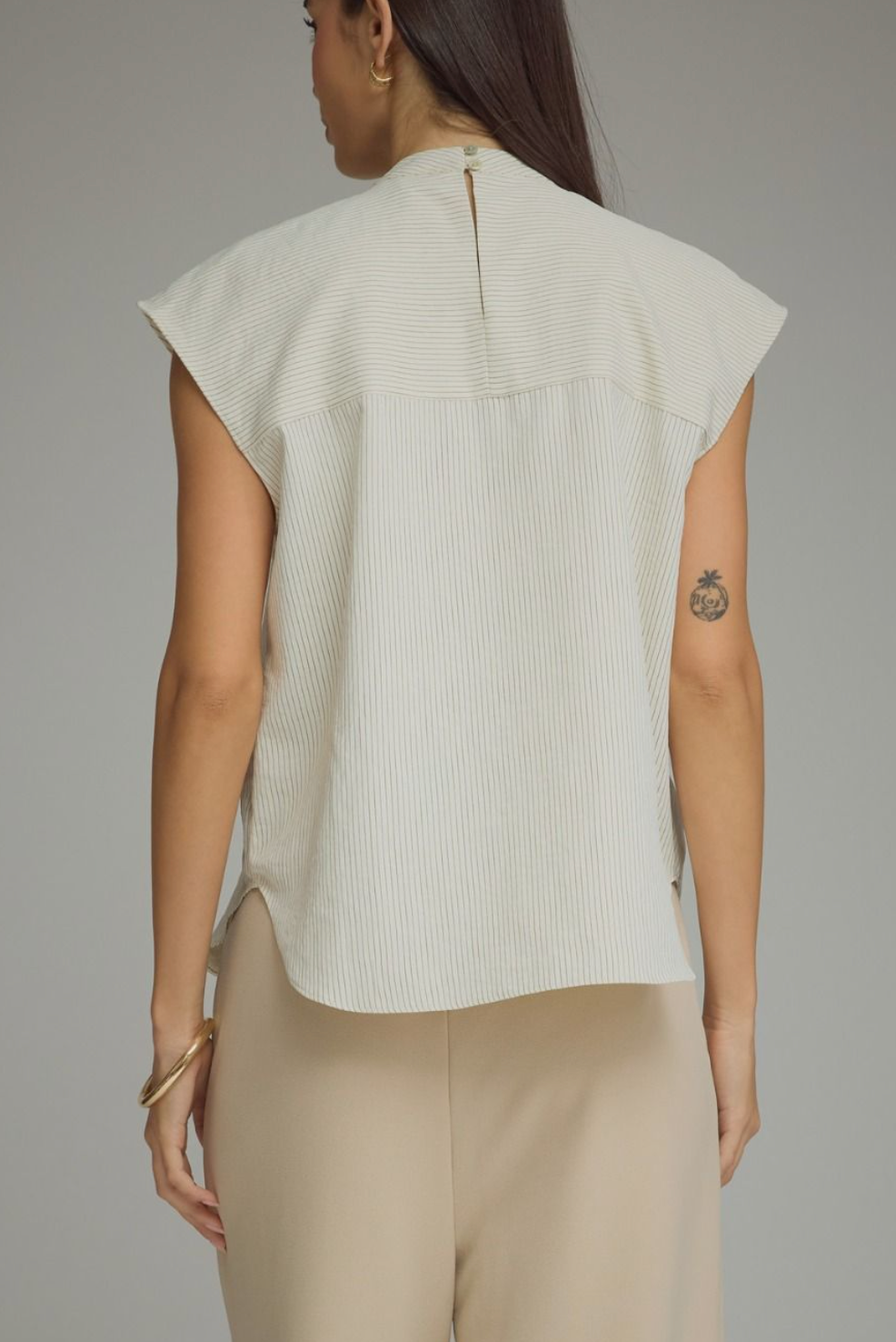 That Girl Edgy Top in Cream