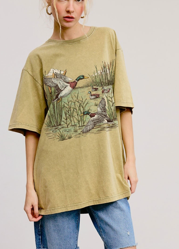 Mallard Mindset Oversized Tee