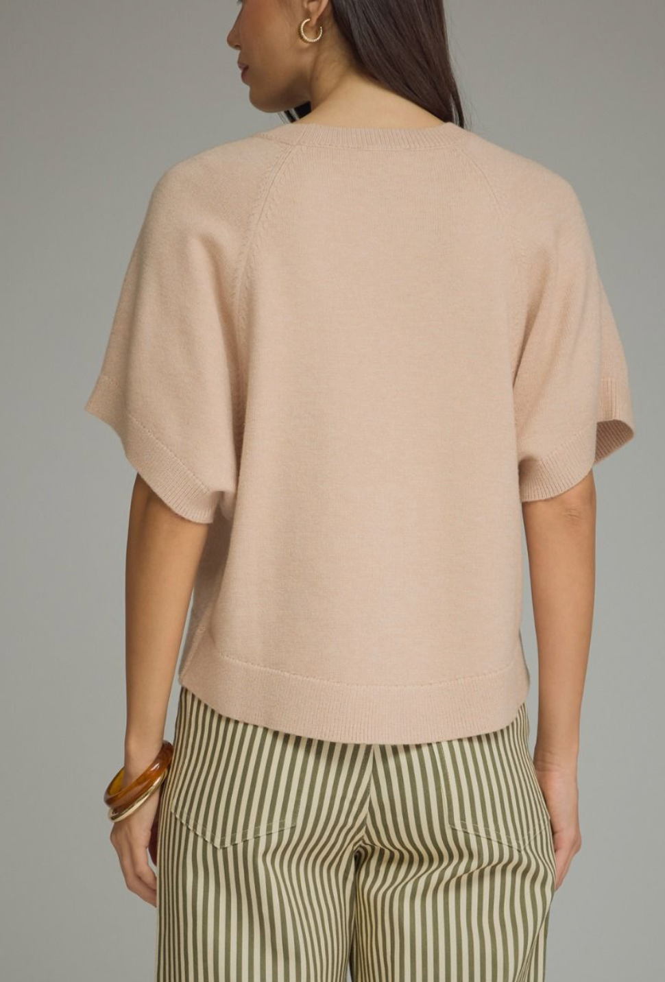 Autumn Ease Sweater Top in Oatmeal