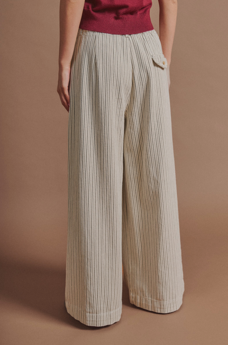 On Main Street Pinstriped Trouser Pant