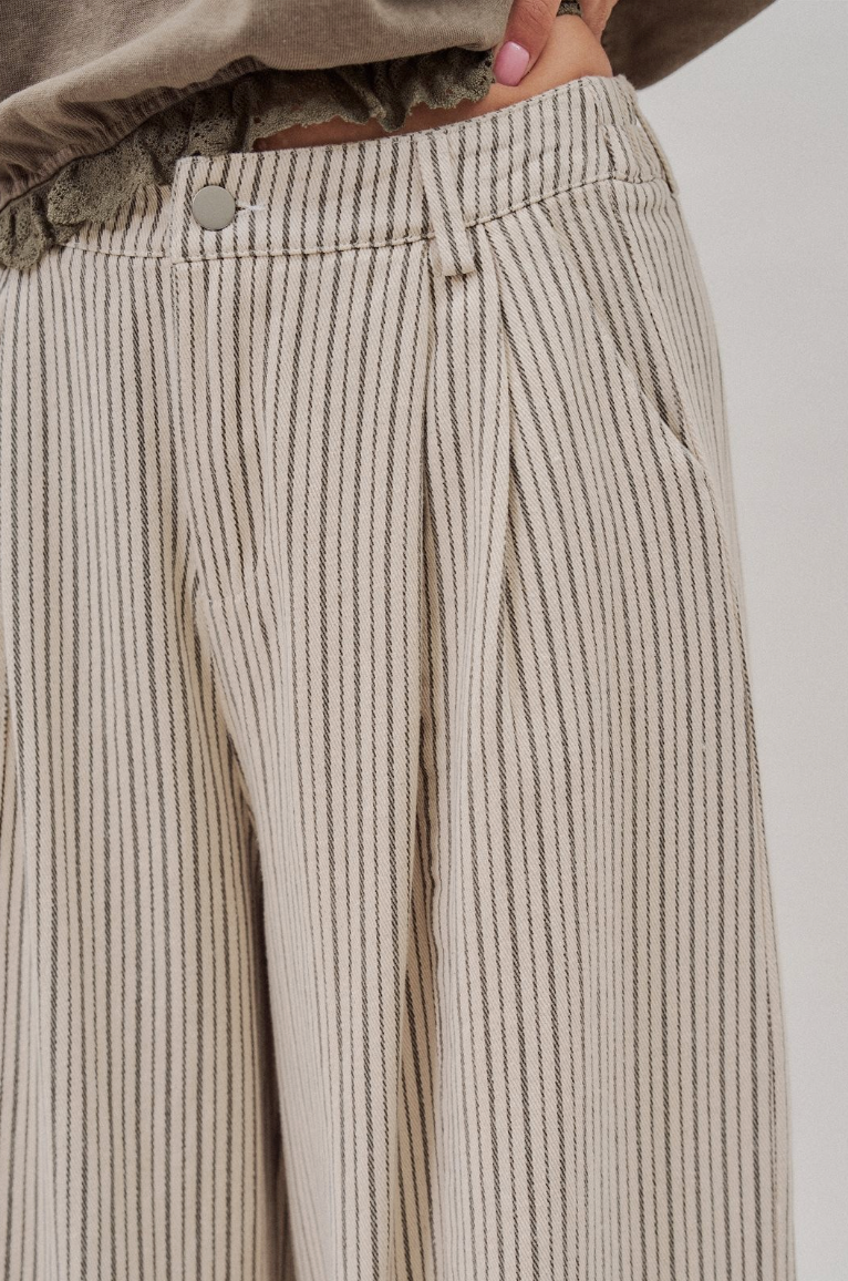 On Main Street Pinstriped Trouser Pant