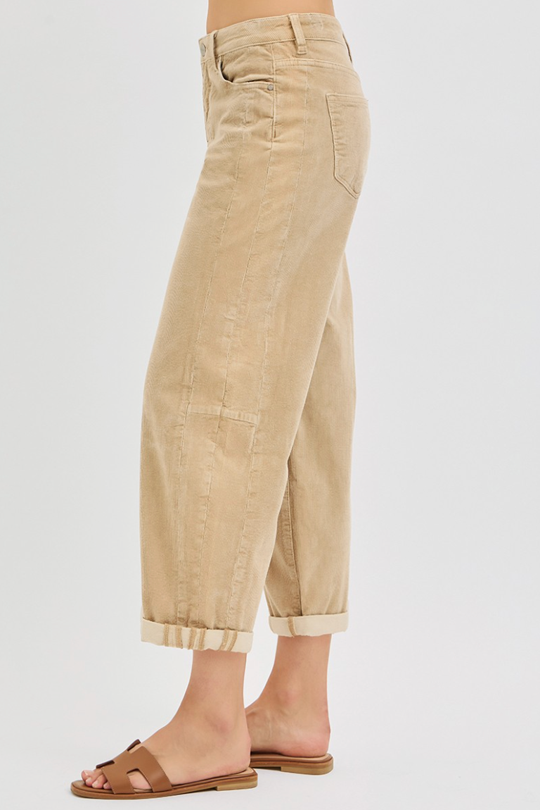 Karsyn Tan Corduroy Pant by Risen
