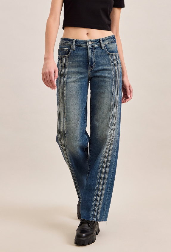 Hidden Ella Jean with Seam Detail