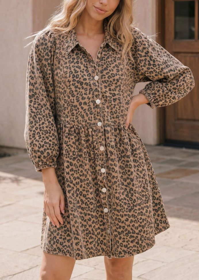 Walk on The Wild Side Leopard Dress
