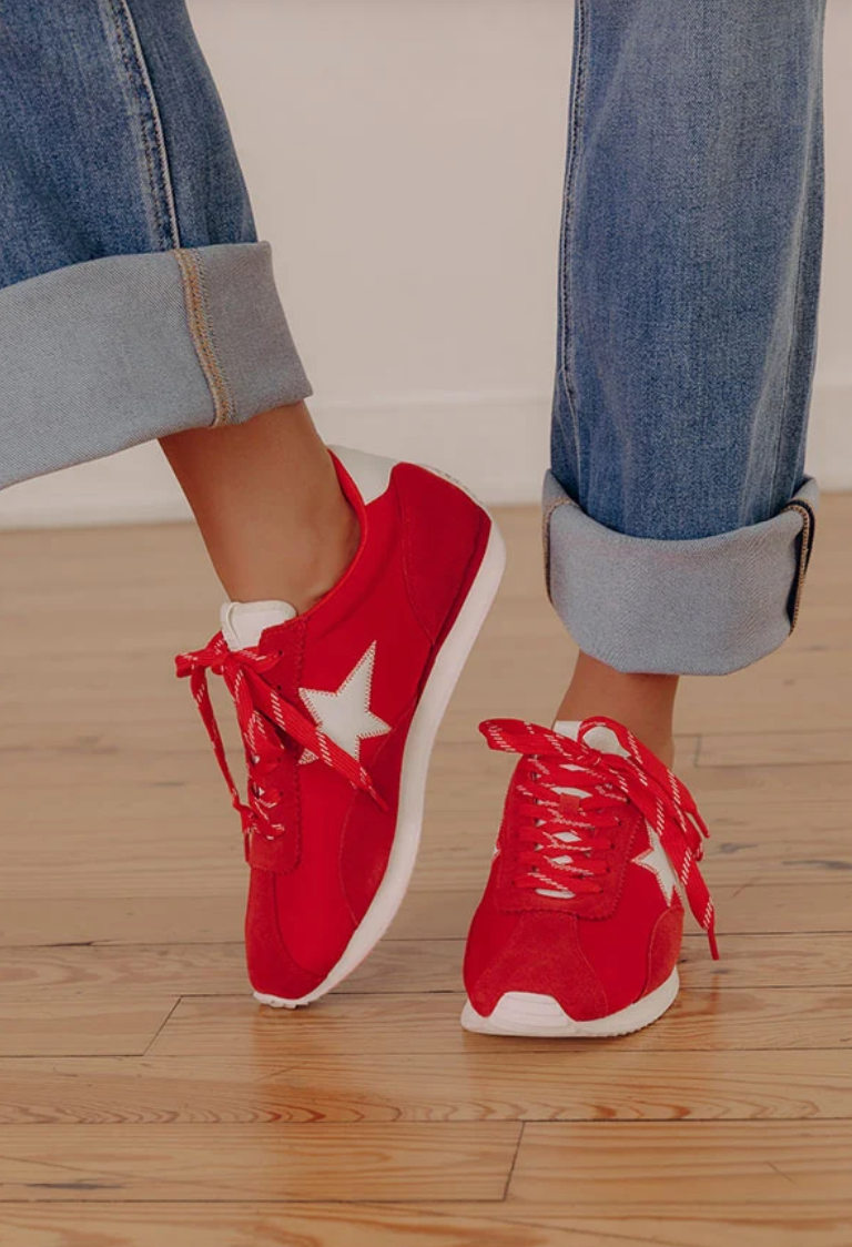 Tamara Sneaker in Red by Vintage Havana