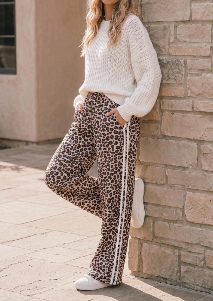 Pretty Fierce Leopard Print Pants