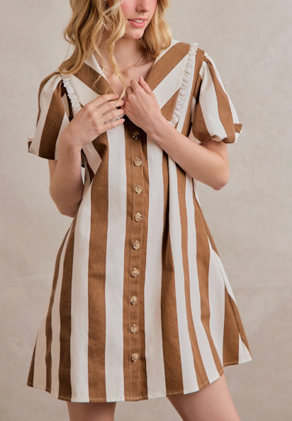Retro Perfection Striped Dress