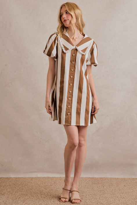 Retro Perfection Striped Dress
