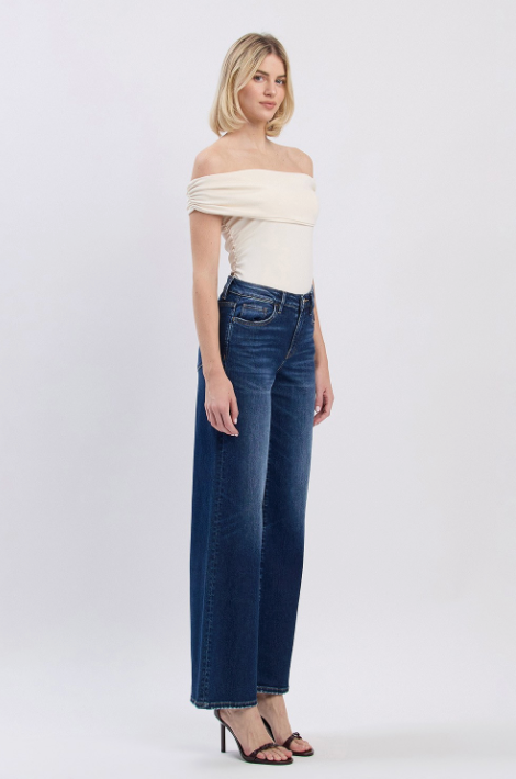 Flying Bird Dark Washed Jeans by Flying Monkey