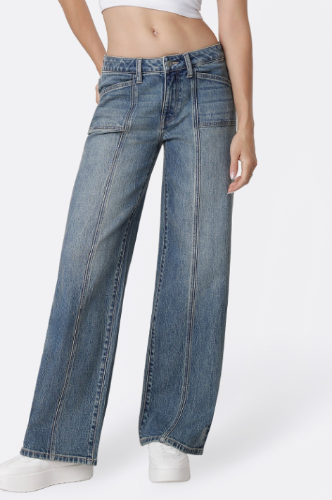 Splendid Olivia Front Seam Jeans by Vervet