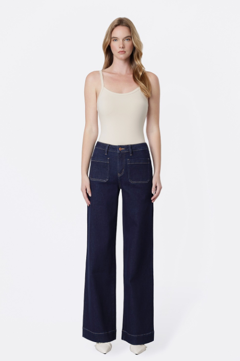 Olivia Dark Rinse Trouser Jean