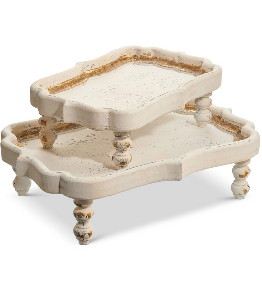 Large White Tray