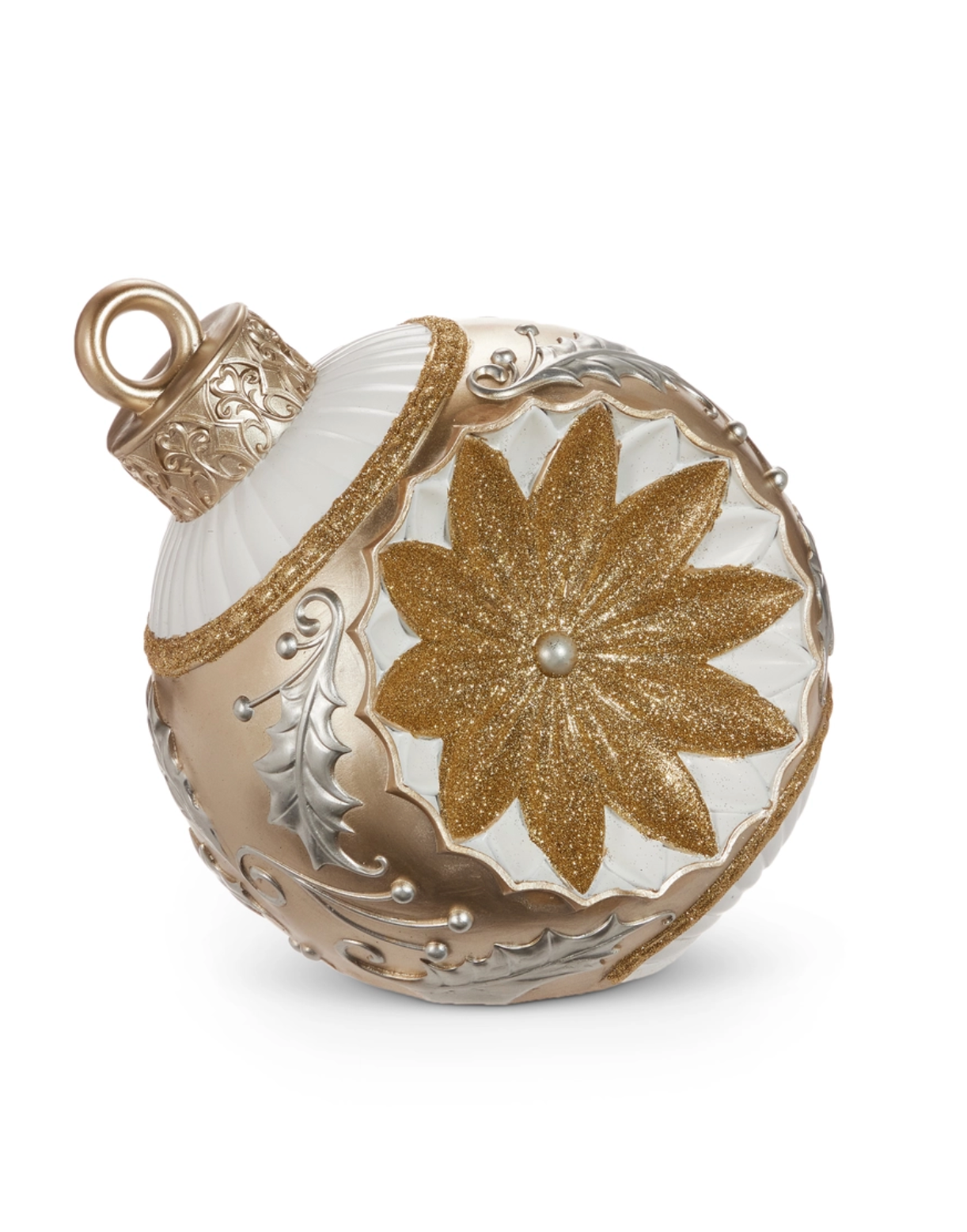 14" Gold Decorative Ornament