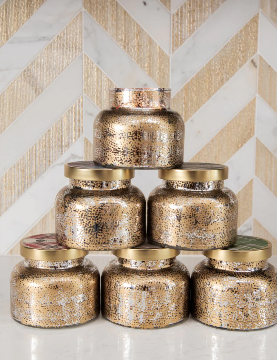 Sweet Grace Holiday Plaid Candle