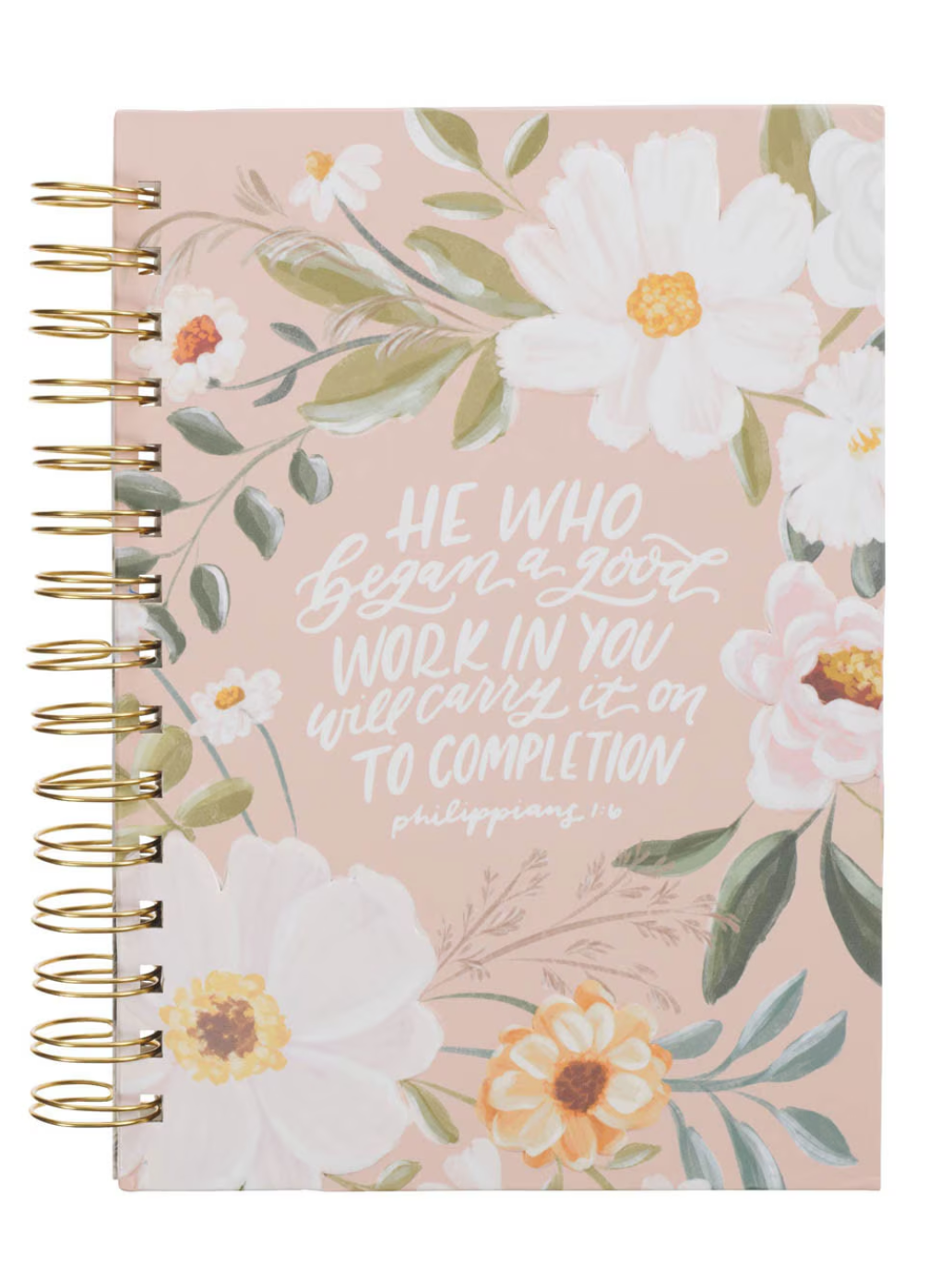 Scripture Verse Floral Spiral Journals