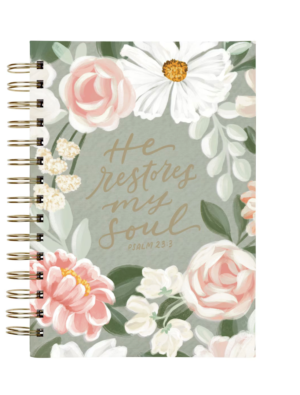Scripture Verse Floral Spiral Journals