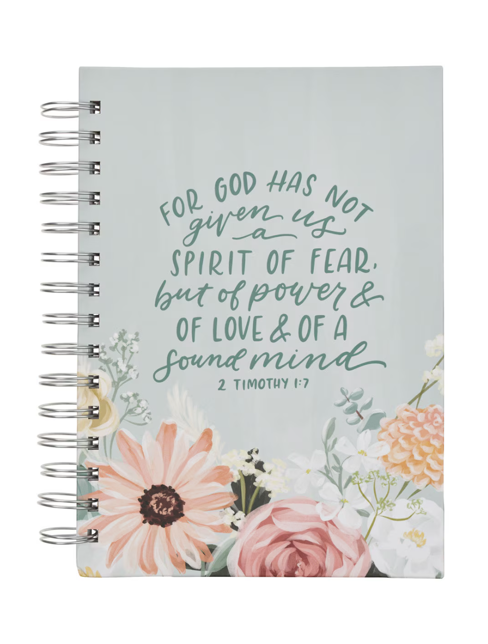 Scripture Verse Floral Spiral Journals