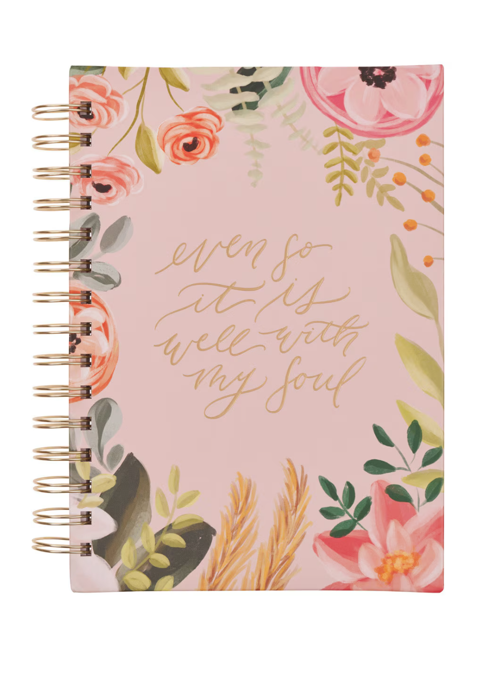 Scripture Verse Floral Spiral Journals