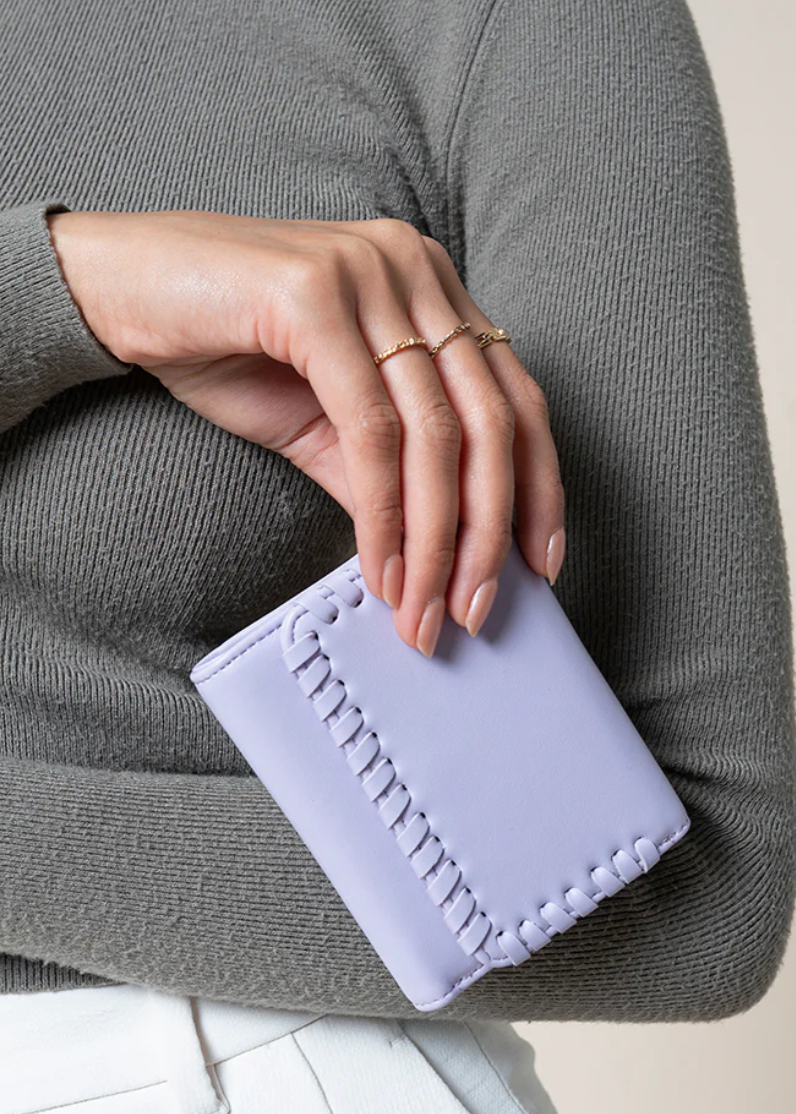Logan Trifold Powder Pink Wallet