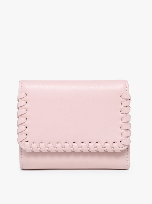 Logan Trifold Powder Pink Wallet