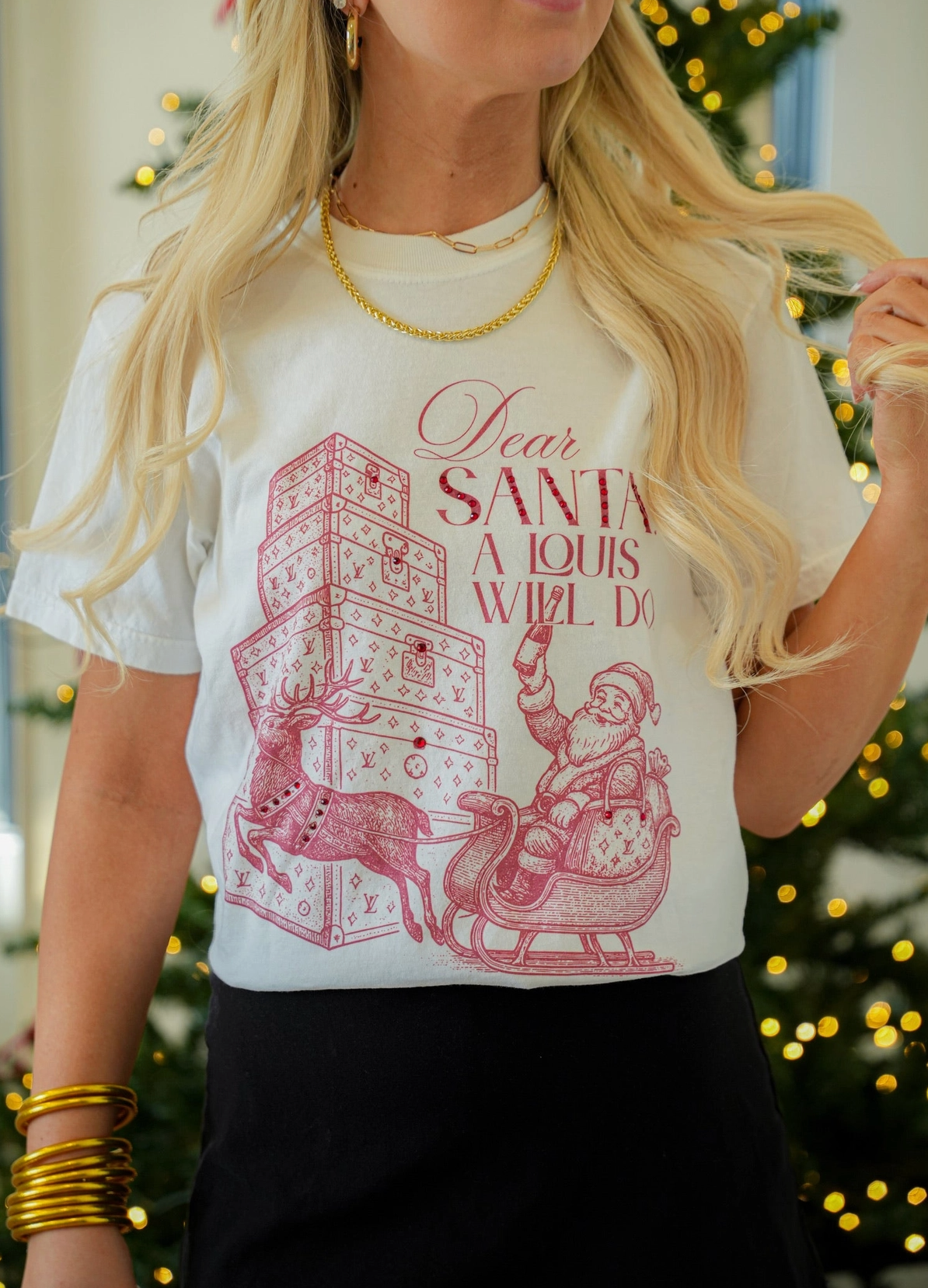Dear Santa A Louis Will Do Tee