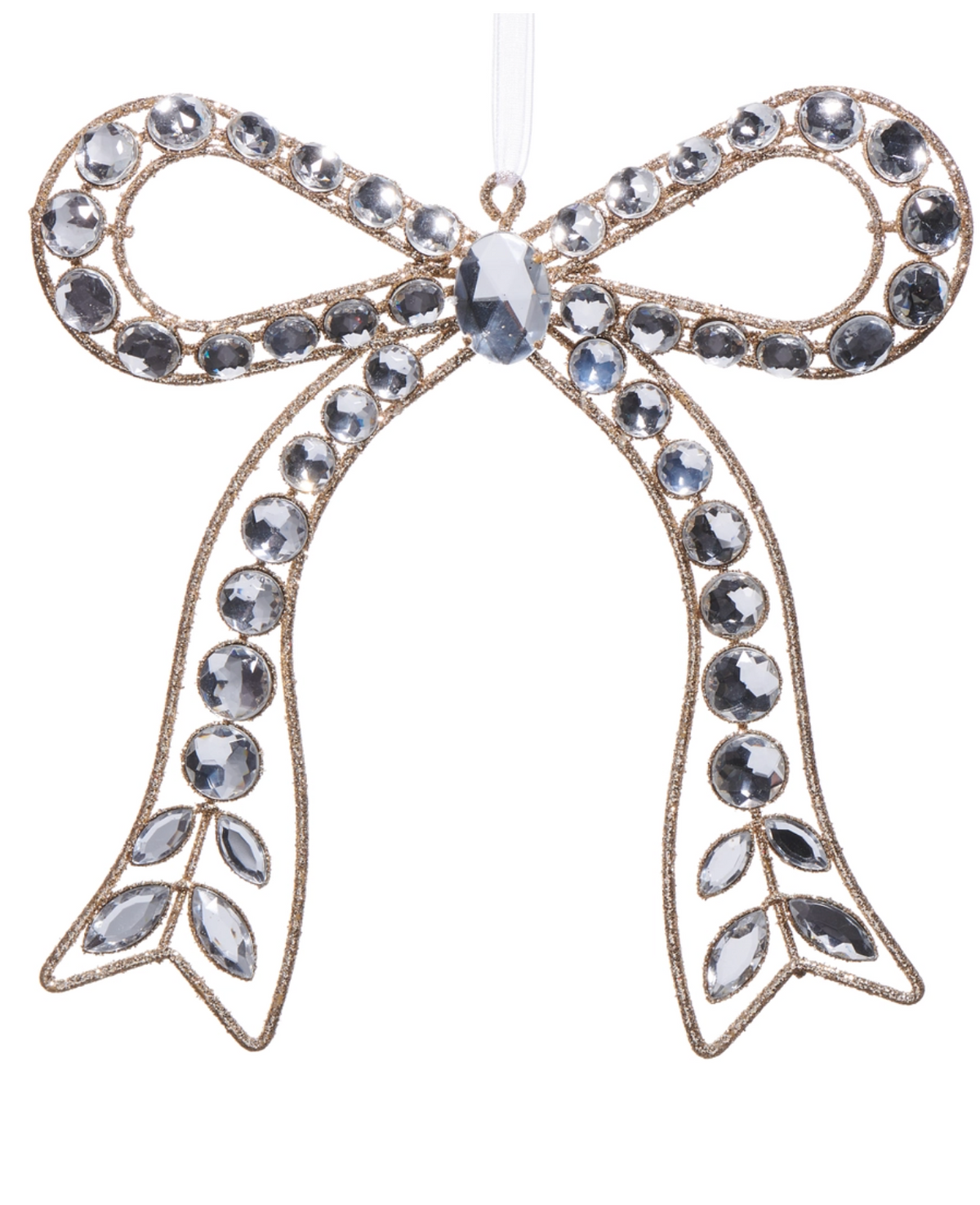 Jeweled Small Bow Ornament