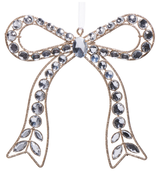 Jeweled Small Bow Ornament
