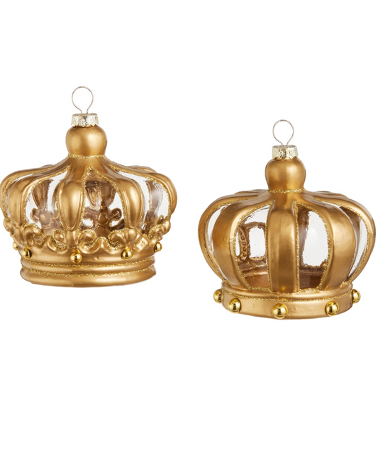 Gold Crown Ornament