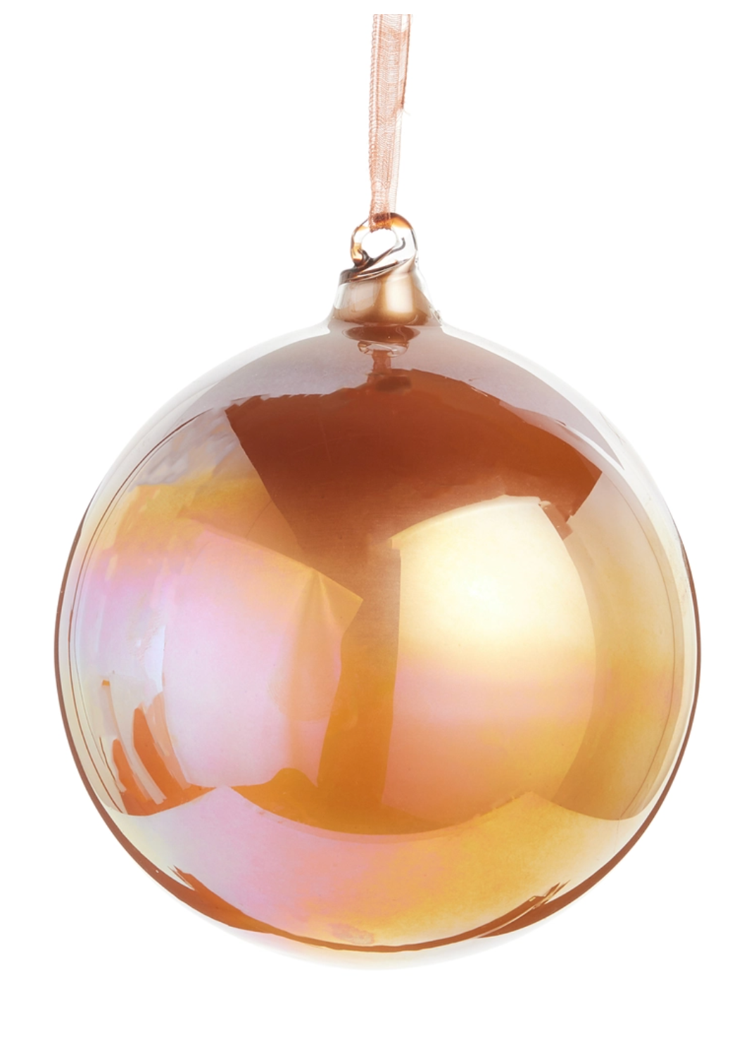 Bronze Iridescent Round Ornament