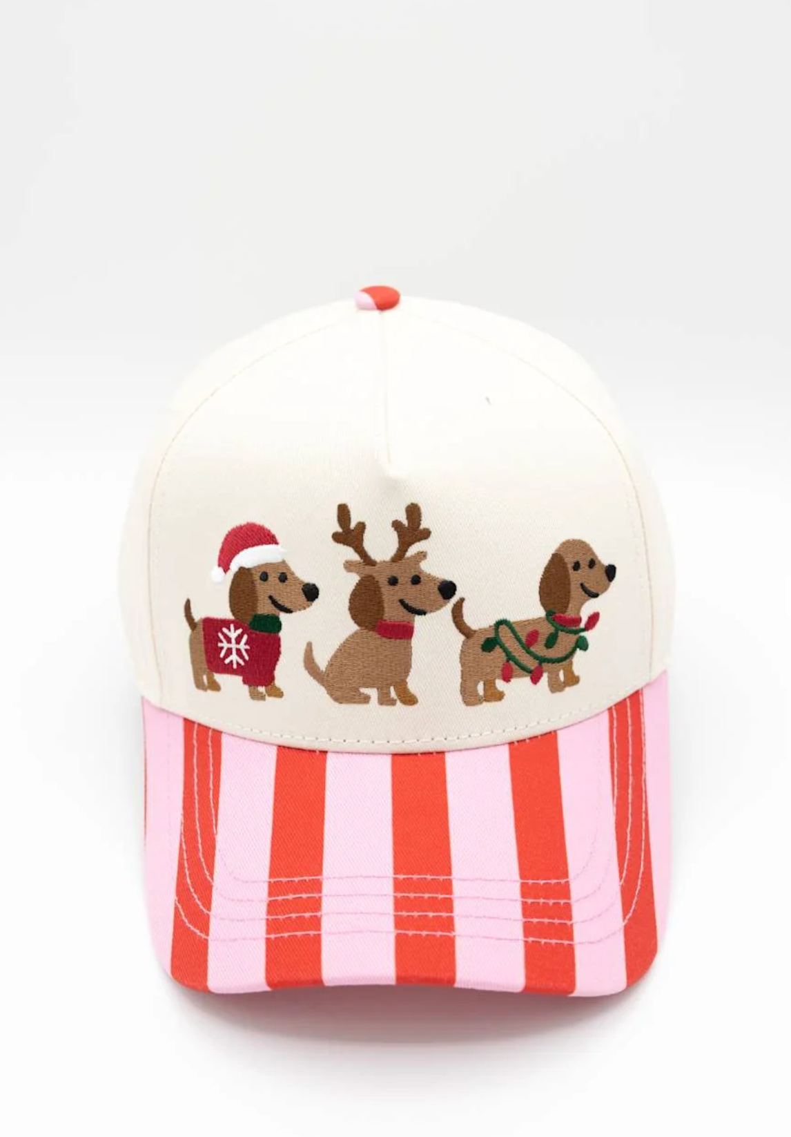 Christmas Pups Holiday Cap
