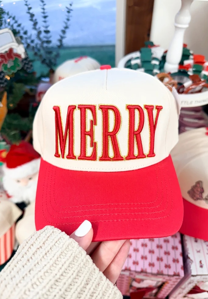 MERRY Holiday Cap