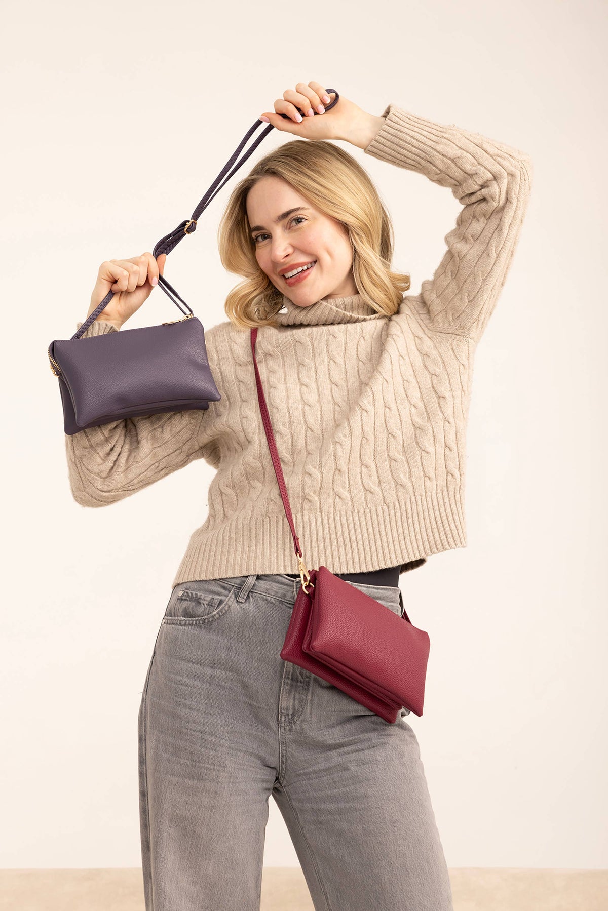 Riley Crossbody in Walnut