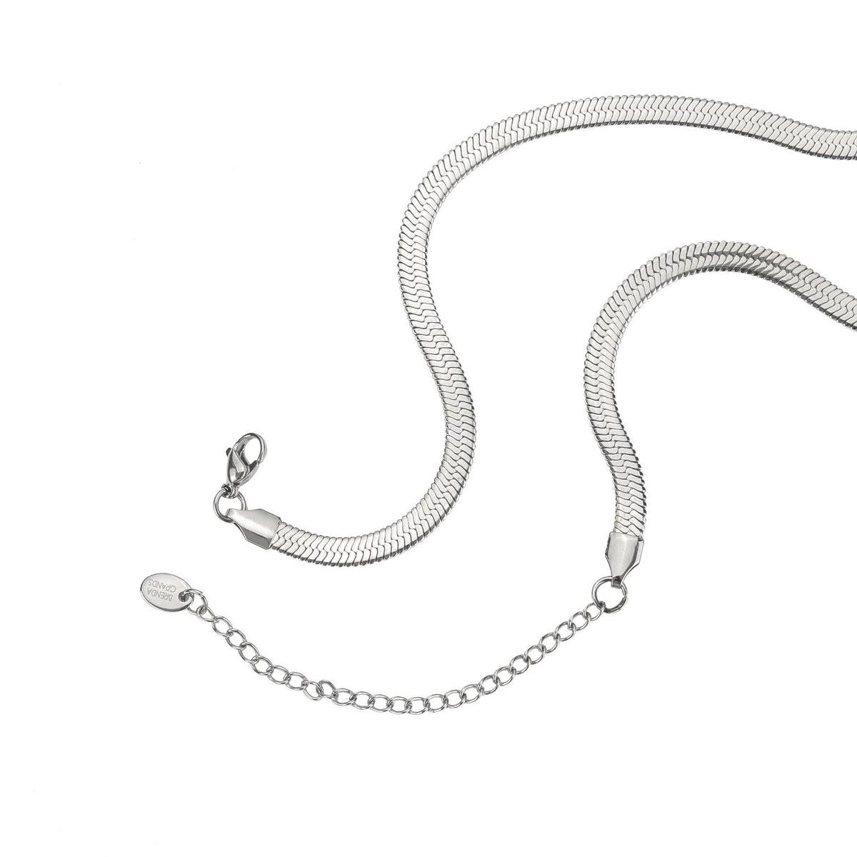 Brenda Grands Waterproof Large Gold Herringbone Necklace