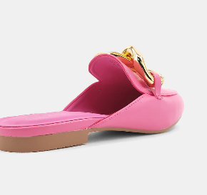 Alexis Mule Shoes in Bright Pink